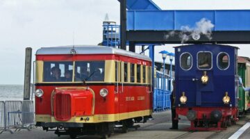 Inselbahn Borkum verbindet Hafen mit Stadt